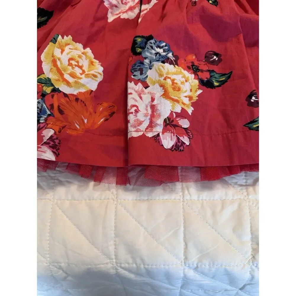 Gap Kids Girls Floral Fit & Flare Dress – Size Large (10-11)